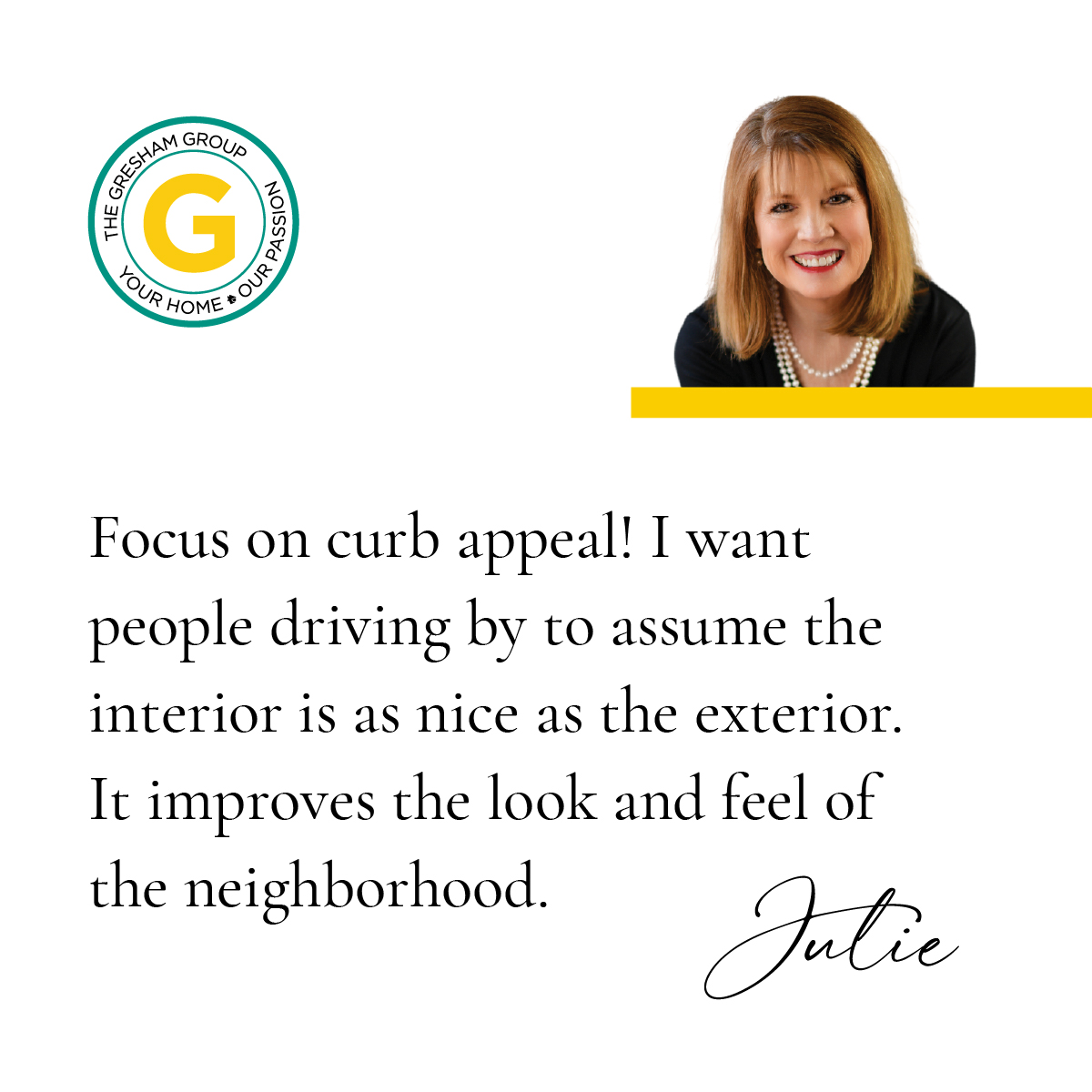 Julie Shiplet Spring Selling